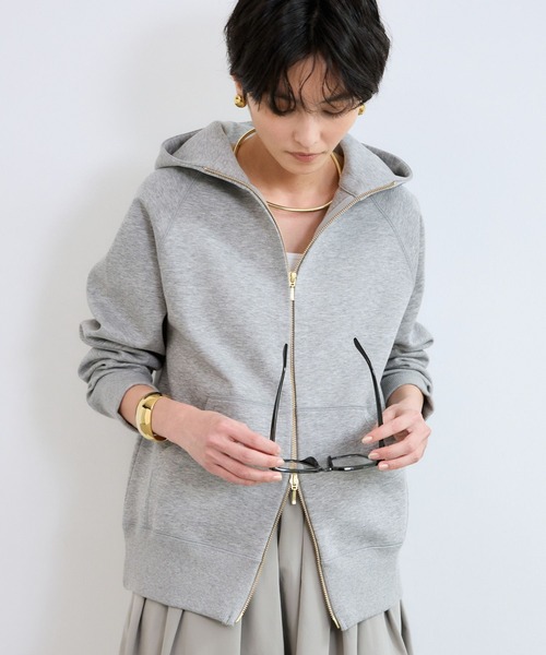 BARNYARDSTORM（バンヤードストーム）の「BARNYARDSTORM / NEW Wフェイスパーカー【WEB限定カラー・WEB限定サイズL】（パーカー・レディース・サックスブルー/グレー/ホワイト/ベージュ/オートミール・S/M/L）」の11枚目の写真