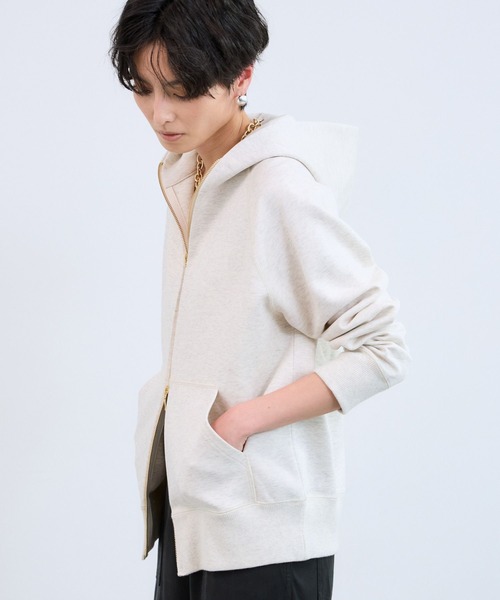 BARNYARDSTORM（バンヤードストーム）の「BARNYARDSTORM / NEW Wフェイスパーカー【WEB限定カラー・WEB限定サイズL】（パーカー・レディース・サックスブルー/グレー/ホワイト/ベージュ/オートミール・S/M/L）」の16枚目の写真