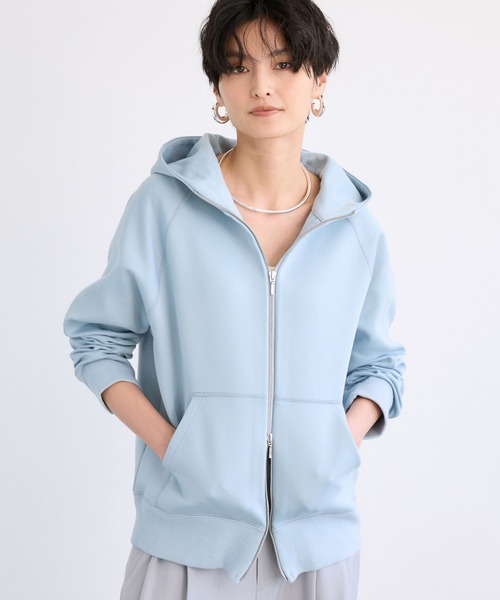 BARNYARDSTORM（バンヤードストーム）の「BARNYARDSTORM / NEW Wフェイスパーカー【WEB限定カラー・WEB限定サイズL】（パーカー・レディース・サックスブルー/グレー/ホワイト/ベージュ/オートミール・S/M/L）」の17枚目の写真