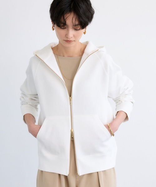 BARNYARDSTORM（バンヤードストーム）の「BARNYARDSTORM / NEW Wフェイスパーカー【WEB限定カラー・WEB限定サイズL】（パーカー・レディース・サックスブルー/グレー/ホワイト/ベージュ/オートミール・S/M/L）」の13枚目の写真