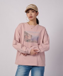アソート グラフィック 長袖Tシャツ