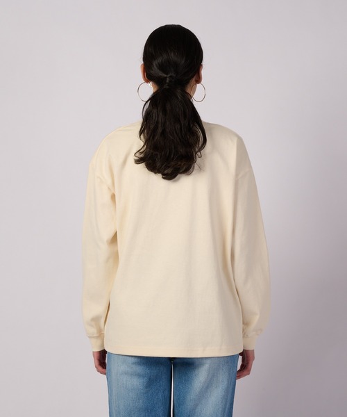 Eddie Bauer(エディーバウアー)の「アソート グラフィック 長袖Tシャツ(Tシャツ/カットソー・レディース・アイボリー/ライトブルー/スモークピンク/ブラック・XL/L/M/S)」の16枚目の写真