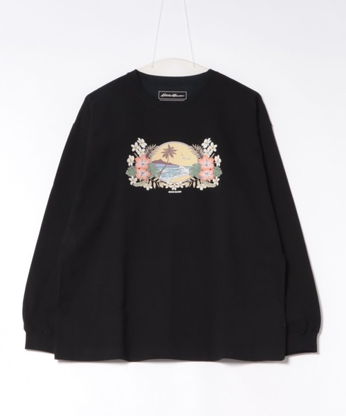 Eddie Bauer(エディーバウアー)の「アソート グラフィック 長袖Tシャツ(Tシャツ/カットソー・レディース・アイボリー/ライトブルー/スモークピンク/ブラック・XL/L/M/S)」の6枚目の写真