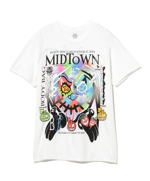 BEAMS T（ビームスティー）の「Midtown New York / JOKER T（Tシャツ/カットソー・メンズ・ホワイト・XL/M/L）」の2枚目の写真