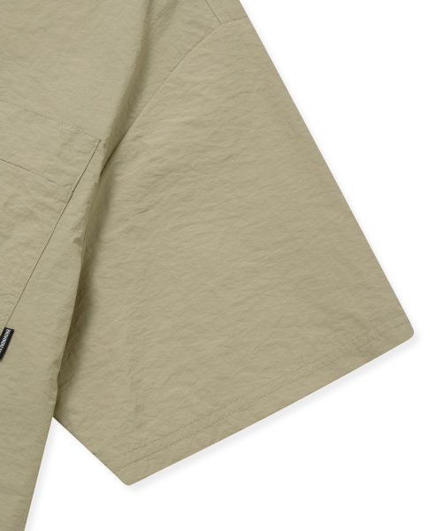 BROWNBREATH（ブラウンブレス）の「NYLON WORK SHIRTS - BEIGE（シャツ/ブラウス・レディース・その他・S/M/L/XL）」の4枚目の写真