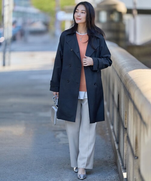 ICB(アイシービー)の「ハイツイストドライメッシュ ワイドストレートパンツ(その他パンツ・レディース・ブラック系/ライトイエロー系・6/2/4)」の21枚目の写真