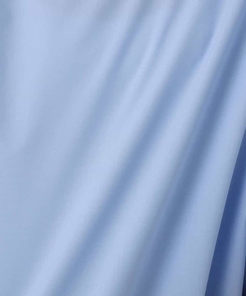 MK MICHEL KLEIN（エムケーミッシェルクラン）の「ロールネック ギャザースリーブブラウス/接触冷感/洗える（シャツ/ブラウス・レディース・ライトブルー/ラベンダー/ネイビー・38）」の13枚目の写真