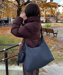 UNDERSTATEMENTs（アンダーステイトメント）の「【ユニセックス】ミニポーチ付きユーティリティショルダーバッグ/無地&チェック（ショルダーバッグ）」