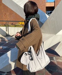 UNDERSTATEMENTs（アンダーステイトメント）の「【ユニセックス】ミニポーチ付きユーティリティショルダーバッグ/無地&チェック（ショルダーバッグ）」