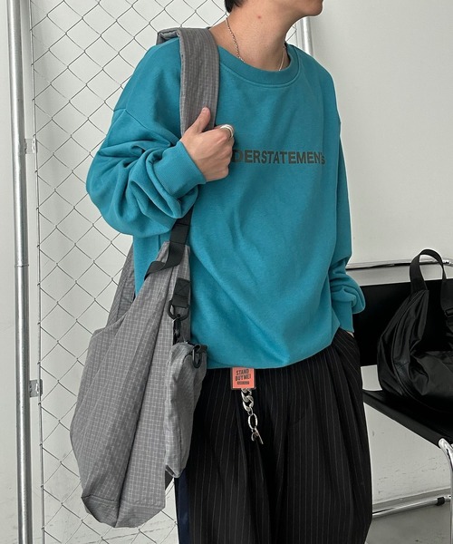 UNDERSTATEMENTs(アンダーステイトメント)の「【ユニセックス】ミニポーチ付きユーティリティショルダーバッグ/無地&チェック(ショルダーバッグ・メンズ・ライトグレー/グレー系その他/ブラック/ネイビー系・FREE)」の10枚目の写真