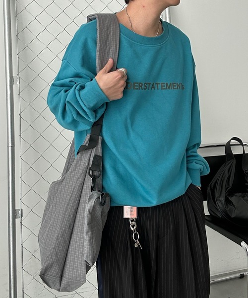 UNDERSTATEMENTs(アンダーステイトメント)の「【ユニセックス】ミニポーチ付きユーティリティショルダーバッグ/無地&チェック(ショルダーバッグ・メンズ・ライトグレー/グレー系その他/ブラック/ネイビー系・FREE)」の11枚目の写真