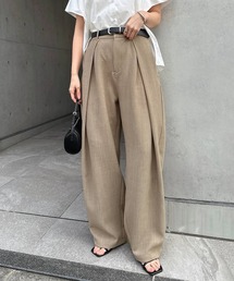 ツイルディープタックコクーンパンツ