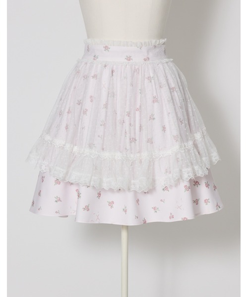 mellfy memory(メルフィーメモリー)の「Love to doll baby rose skirt(スカート・レディース・ピンク/ホワイト・Mサイズ/mini/Sサイズ/long/Sサイズ/mini/Mサイズ/long)」の10枚目の写真
