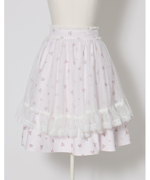 mellfy memory(メルフィーメモリー)の「Love to doll baby rose skirt(スカート・レディース・ピンク/ホワイト・Mサイズ/mini/Sサイズ/long/Sサイズ/mini/Mサイズ/long)」の11枚目の写真