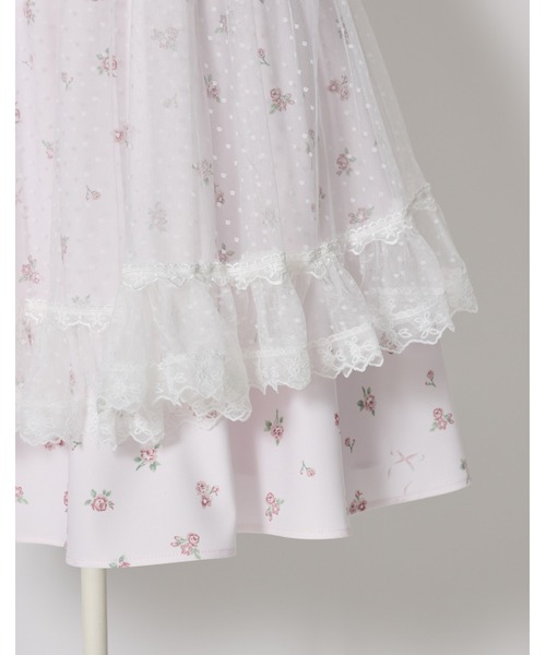 mellfy memory(メルフィーメモリー)の「Love to doll baby rose skirt(スカート・レディース・ピンク/ホワイト・Mサイズ/mini/Sサイズ/long/Sサイズ/mini/Mサイズ/long)」の15枚目の写真