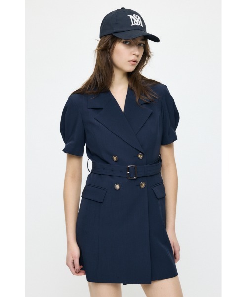 MOUSSY(マウジー)の「【26年SS新作】TRENCH ミニドレス(ワンピース・レディース・グレー/ネイビー/ブラウン・1/2)」の3枚目の写真