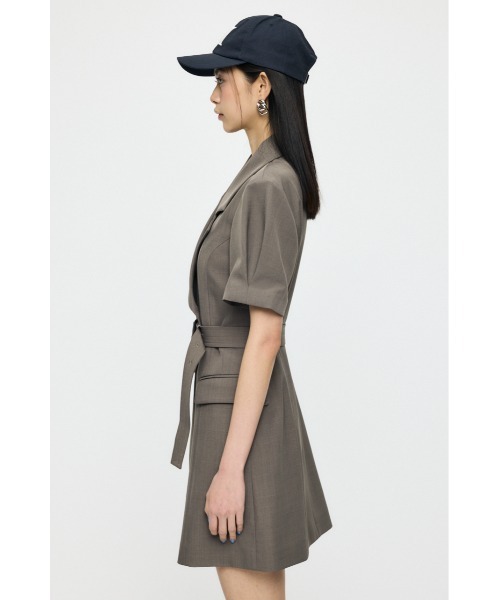 MOUSSY(マウジー)の「【26年SS新作】TRENCH ミニドレス(ワンピース・レディース・グレー/ネイビー/ブラウン・1/2)」の9枚目の写真