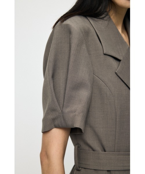 MOUSSY(マウジー)の「【26年SS新作】TRENCH ミニドレス(ワンピース・レディース・グレー/ネイビー/ブラウン・1/2)」の12枚目の写真