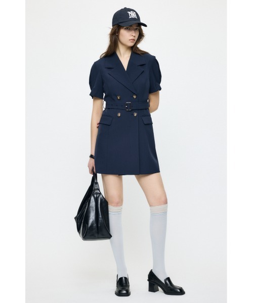 MOUSSY(マウジー)の「【26年SS新作】TRENCH ミニドレス(ワンピース・レディース・グレー/ネイビー/ブラウン・1/2)」の19枚目の写真