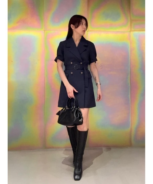 26年SS新作】TRENCH ミニドレス（ワンピース）｜MOUSSY（マウジー）の