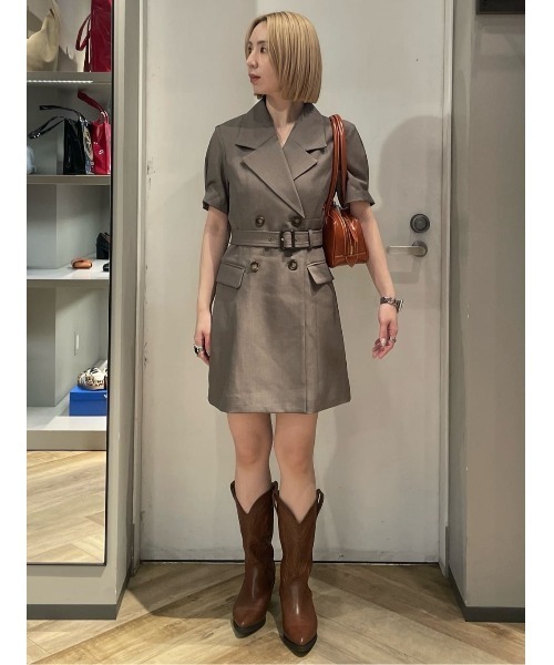 26年SS新作】TRENCH ミニドレス（ワンピース）｜MOUSSY（マウジー）の