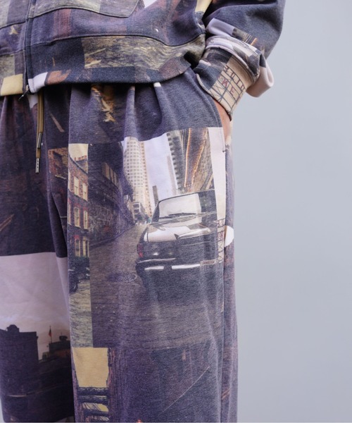 BEAVER（ビーバー）の「B omnivore/ビーオムニボー　GRAPHIC PANTS（スウェットパンツ・メンズ・ブラウン・M/L）」の6枚目の写真