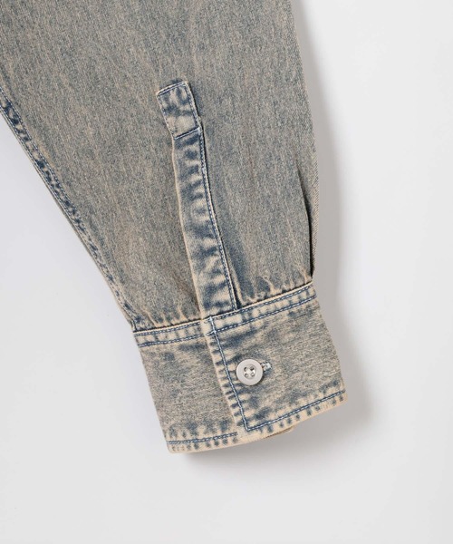 HEREIAM(ヘレイアム)の「【HEREIAM MEN】ユニセックス/MID DENIM シャツ(シャツ/ブラウス・メンズ・ブラック/ブルー系・LARGE/MEDIUM)」の19枚目の写真