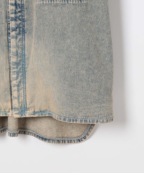 HEREIAM(ヘレイアム)の「【HEREIAM MEN】ユニセックス/MID DENIM シャツ(シャツ/ブラウス・メンズ・ブラック/ブルー系・LARGE/MEDIUM)」の20枚目の写真