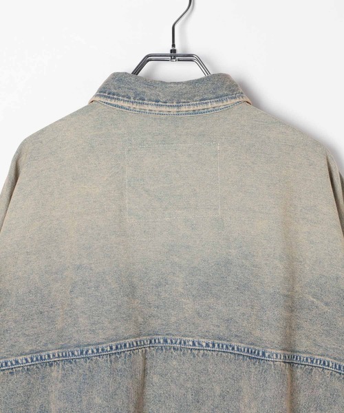 HEREIAM(ヘレイアム)の「【HEREIAM MEN】ユニセックス/MID DENIM シャツ(シャツ/ブラウス・メンズ・ブラック/ブルー系・LARGE/MEDIUM)」の21枚目の写真