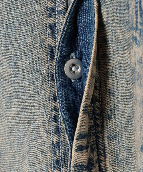 HEREIAM(ヘレイアム)の「【HEREIAM MEN】ユニセックス/MID DENIM シャツ(シャツ/ブラウス・メンズ・ブラック/ブルー系・LARGE/MEDIUM)」の22枚目の写真