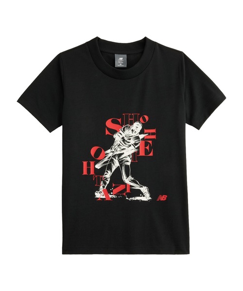 【未開封】大谷翔平 ビンテージ風Tシャツ 大谷翔平キッズグラフィック半袖Tシャツ2（Tシャツ/カットソー）｜New