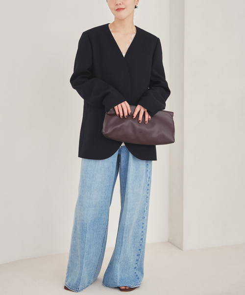 plage（プラージュ）の「《追加》solstiss frenchlace ジレ 2（その他トップス・レディース・ブラック/ホワイト・FREE）」の6枚目の写真