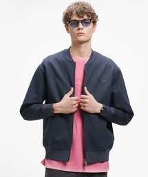 LACOSTE | ヘザースウェット メランジニットブルゾン / ドライバーズニット(カーディガン/ボレロ)