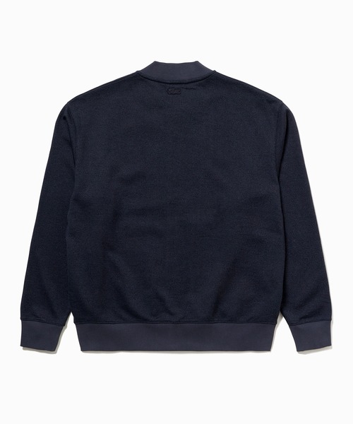 LACOSTE（ラコステ）の「ヘザースウェット メランジニットブルゾン / ドライバーズニット（カーディガン/ボレロ・メンズ・ブラック/グレー・5/3/2/4）」の11枚目の写真