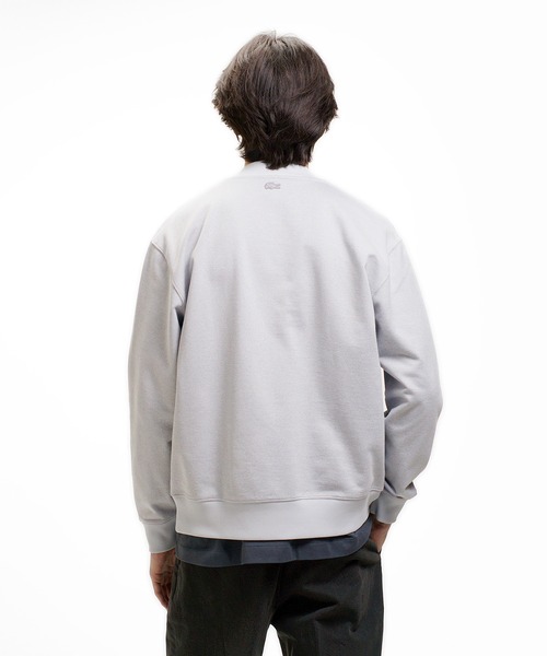 LACOSTE（ラコステ）の「ヘザースウェット メランジニットブルゾン / ドライバーズニット（カーディガン/ボレロ・メンズ・ブラック/グレー・5/3/2/4）」の18枚目の写真