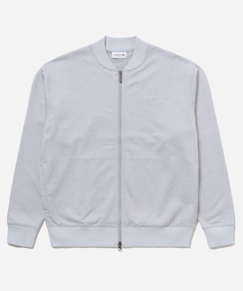 LACOSTE（ラコステ）の「ヘザースウェット メランジニットブルゾン / ドライバーズニット（カーディガン/ボレロ・メンズ・ブラック/グレー・5/3/2/4）」の22枚目の写真