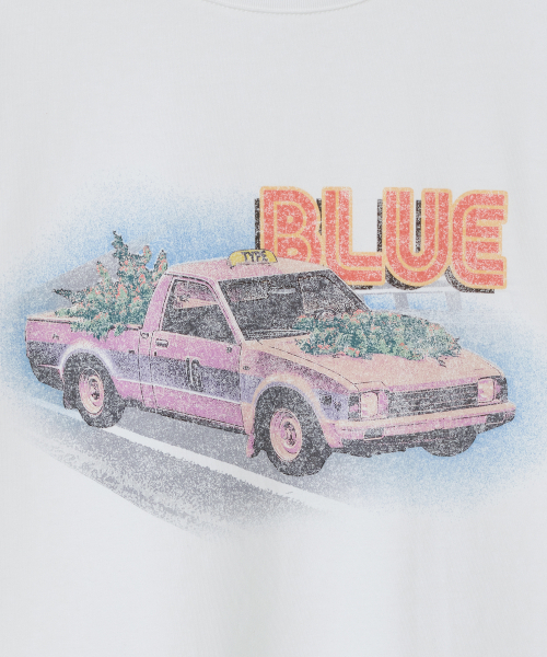 TYPESERVICE（タイプサービス）の「Blue Ride Top [White]（Tシャツ/カットソー・レディース・その他・FREE）」の3枚目の写真