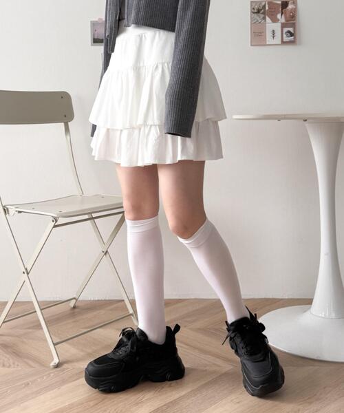 WEGO（ウィゴー）の「WEGO/リボンデザイン厚底スニーカー（スニーカー・レディース・ブラック/ホワイト・MEDIUM/SMALL/LARGE）」の17枚目の写真