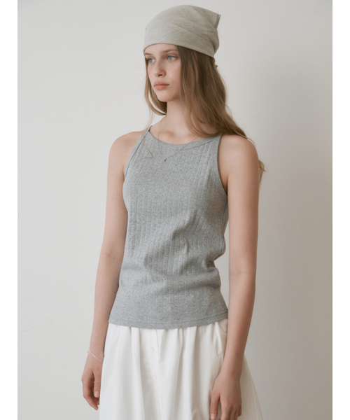 THEMITTEN(ザ・ミトン)の「Milk tea sleeveless (gray)(Tシャツ/カットソー・レディース・その他・FREE)」の3枚目の写真