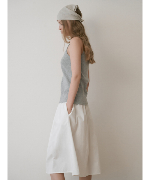 THEMITTEN(ザ・ミトン)の「Milk tea sleeveless (gray)(Tシャツ/カットソー・レディース・その他・FREE)」の4枚目の写真