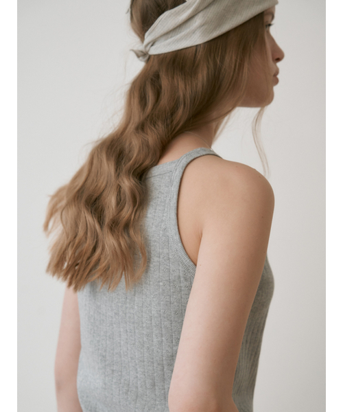 THEMITTEN(ザ・ミトン)の「Milk tea sleeveless (gray)(Tシャツ/カットソー・レディース・その他・FREE)」の5枚目の写真