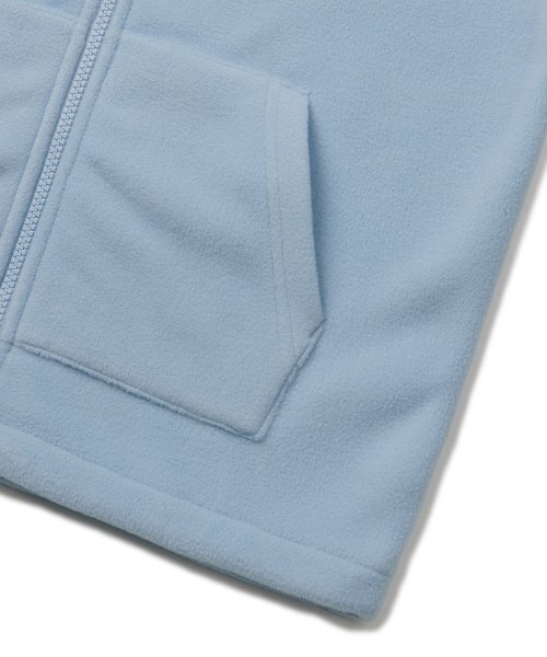 MUSINSA STANDARD KIDS（ムシンサスタンダードキッズ）の「オーバーサイズポラフリースフードパーカージップアップ[ブルーグレー]（ブルゾン・レディース・その他・110/120/130/140/150）」の8枚目の写真