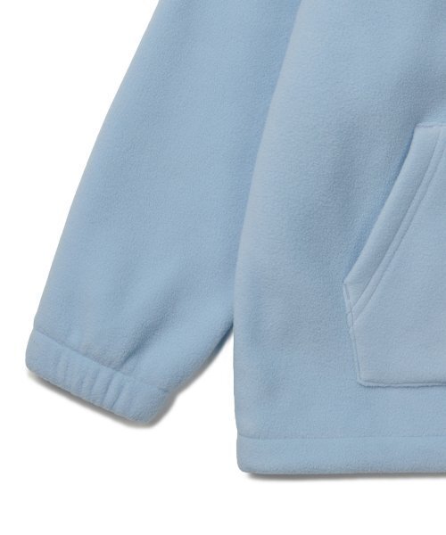 MUSINSA STANDARD KIDS（ムシンサスタンダードキッズ）の「オーバーサイズポラフリースフードパーカージップアップ[ブルーグレー]（ブルゾン・レディース・その他・110/120/130/140/150）」の9枚目の写真