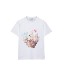 MSGM フラワープリント Tシャツ MSGM｜エムエスジーエム（レディース）のTシャツ/カットソー（花柄