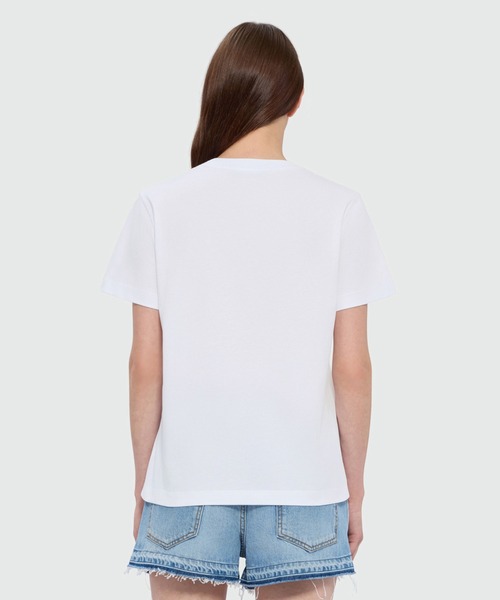 MSGM(エムエスジーエム)の「MSGM FLOWER BASKET CAT Tシャツ(Tシャツ/カットソー・レディース・ホワイト・L/M/S)」の5枚目の写真