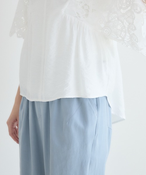 KATHARINE ROSS（キャサリンロス）の「【KATHARINE ROSS】マーガレット刺繍袖ブラウス（シャツ/ブラウス・レディース・ホワイト/ベージュ・FREE）」の20枚目の写真