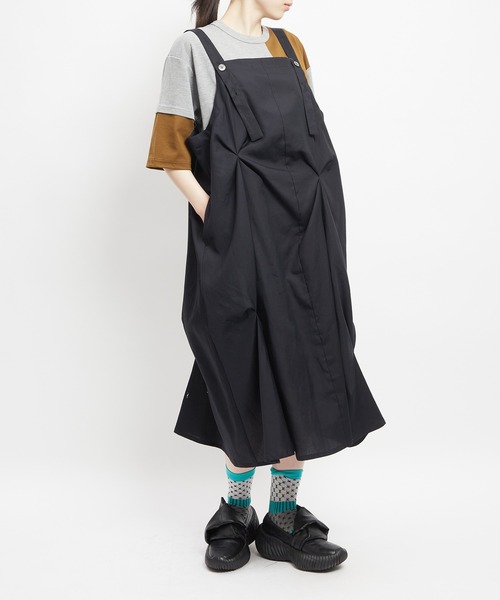 gomme(ゴム)の「オクタゴンジャンパースカート(ジャンパースカート・レディース・ブラック・MEDIUM)」の19枚目の写真