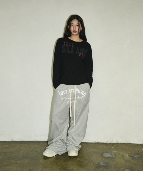 SCALLYWAG（スカリーワグ）の「SLAAY ワッフルヘンリーネックロングスリーブ[ブラック]（Tシャツ/カットソー・レディース・その他・MEDIUM/LARGE）」の14枚目の写真