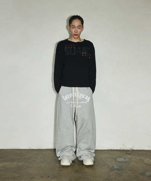 SCALLYWAG（スカリーワグ）の「SLAAY ワッフルヘンリーネックロングスリーブ[ブラック]（Tシャツ/カットソー・レディース・その他・MEDIUM/LARGE）」の8枚目の写真