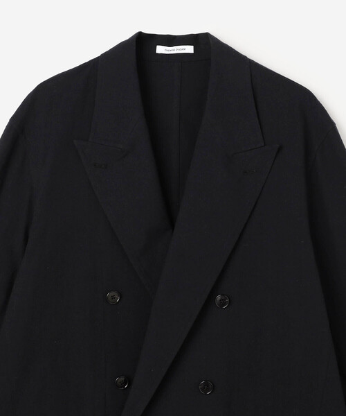 Bshop(ビショップ)の「CHEMISE D'ADAM | 〈別注〉ダブルブレスト シャツジャケット MEN(テーラードジャケット・メンズ・ブラック・40/42)」の4枚目の写真